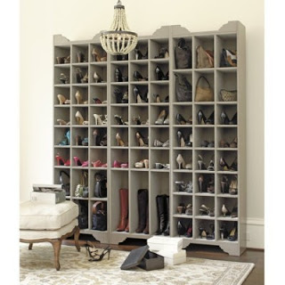 shoe and handbag storage