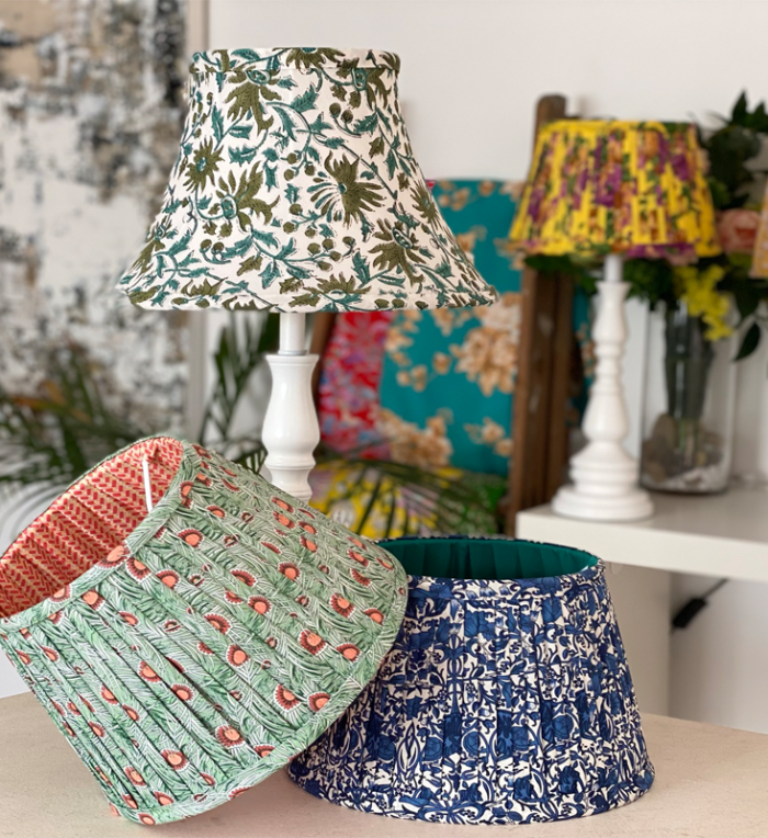 Professional Lampshade making workshops with Moji Designs