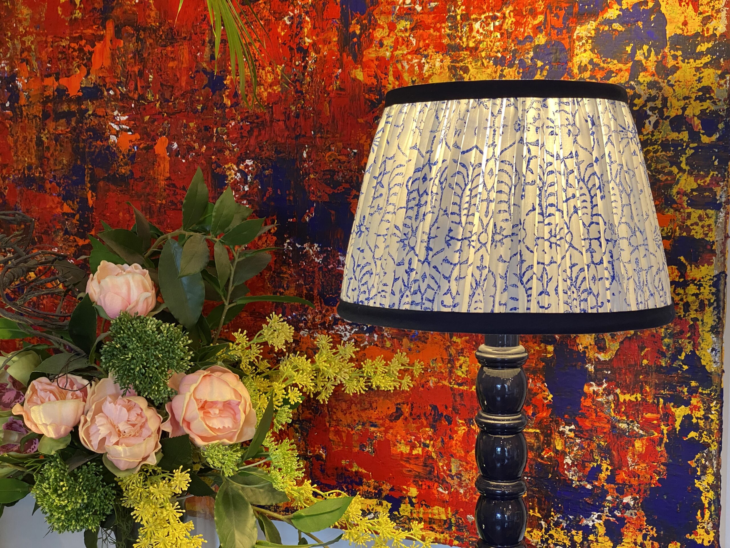 Hand printed lampshade masterclass