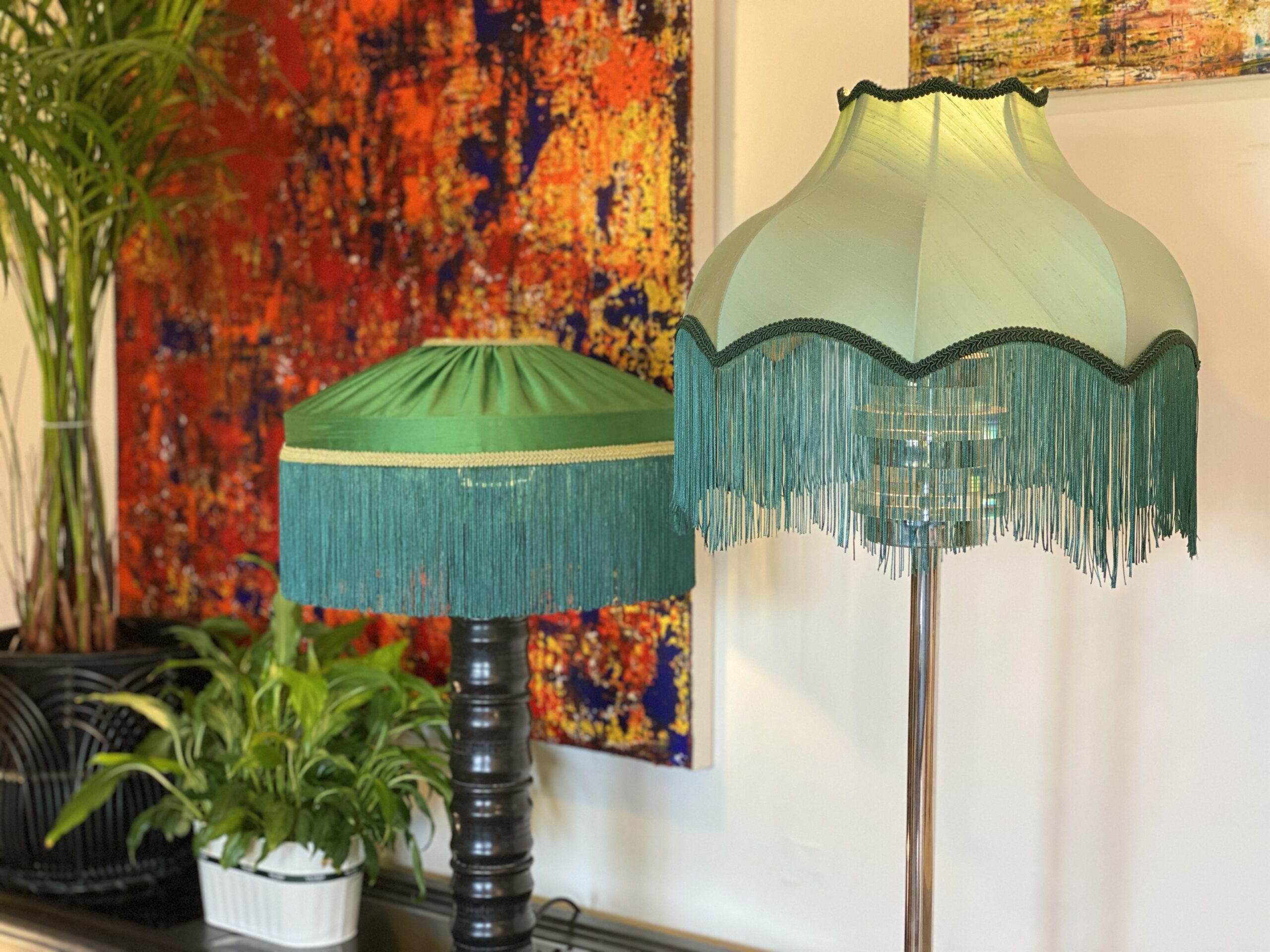 Vintage Lampshade making courses with Moji Designs in Brighton