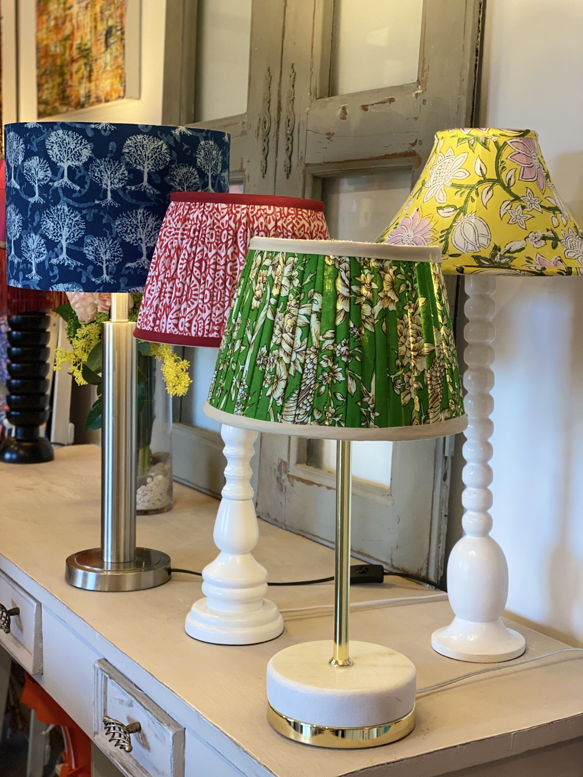 Lampshade making courses with Moji Designs in Brighton