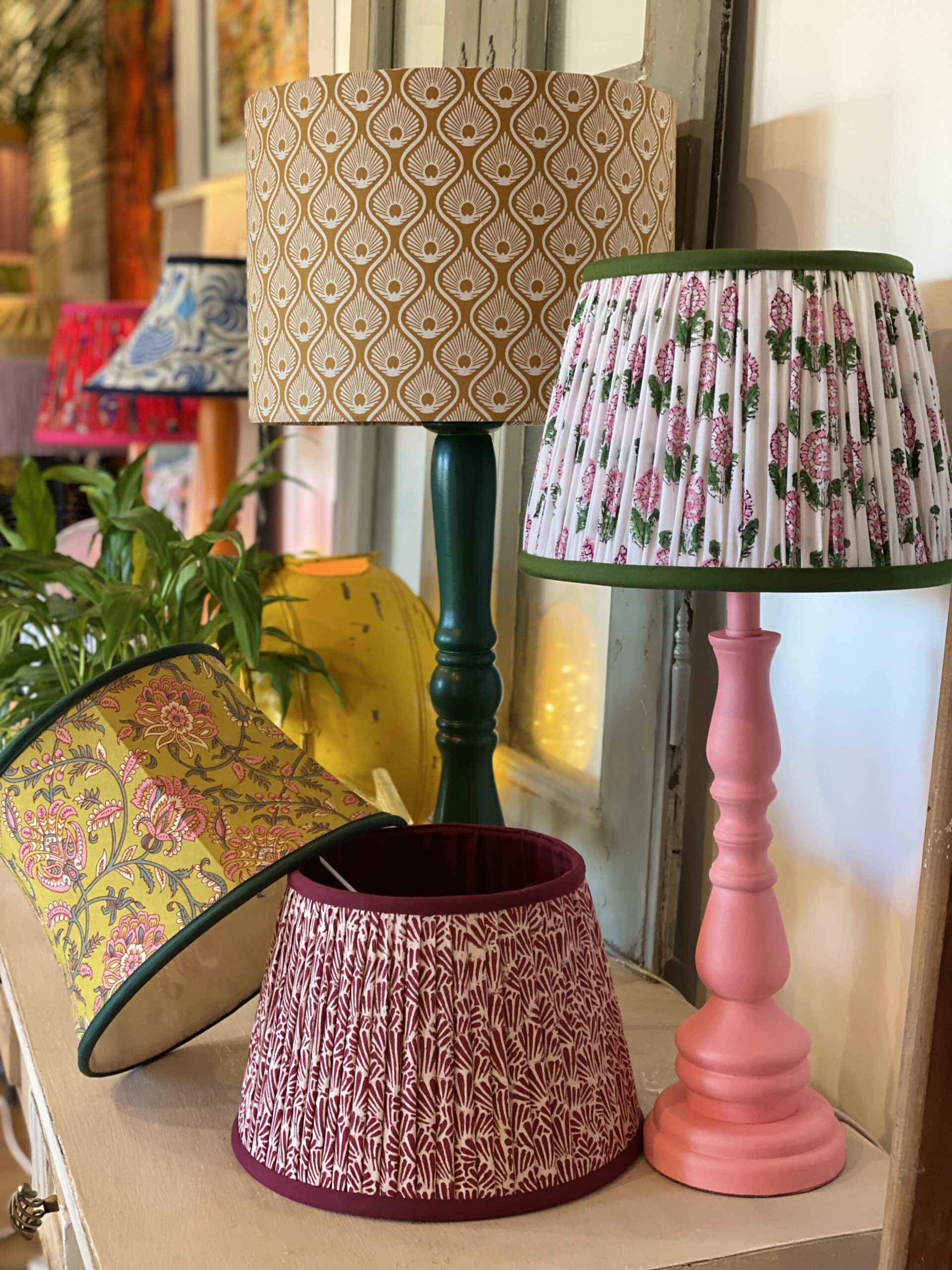 Lampshade making courses with Moji Designs in Brighton