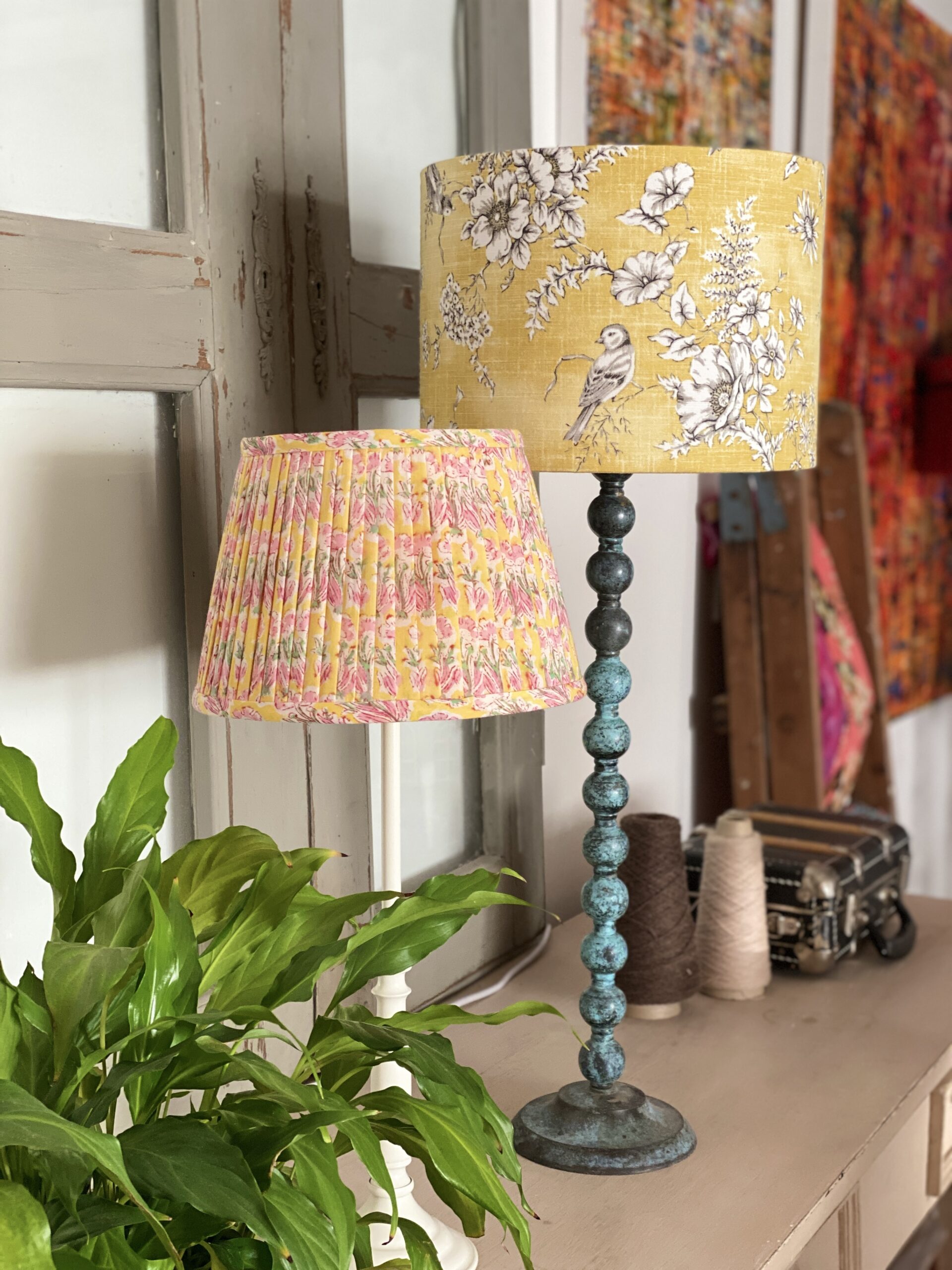 Lampshade making courses with Moji Designs in Brighton