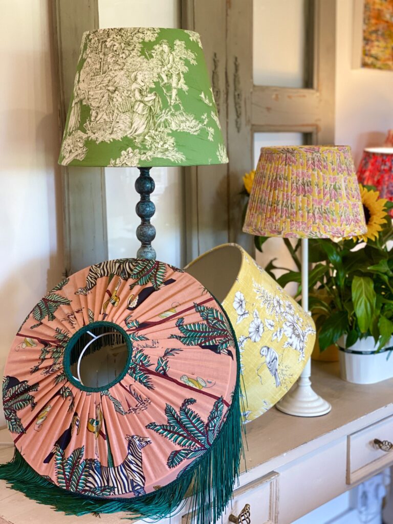 Lampshade making courses with Moji Designs in Brighton