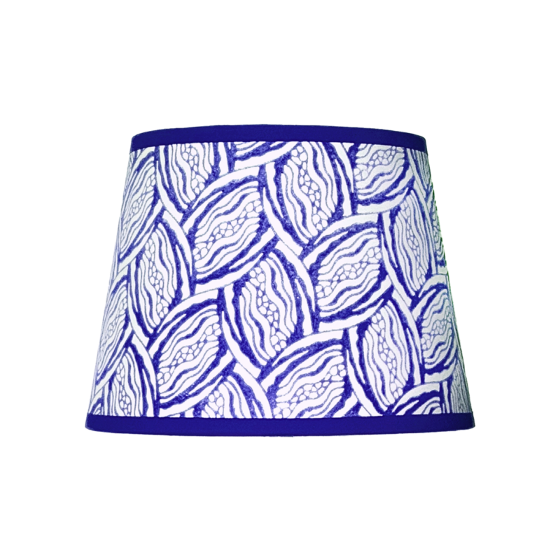 Beautifully hand-printed lampshade