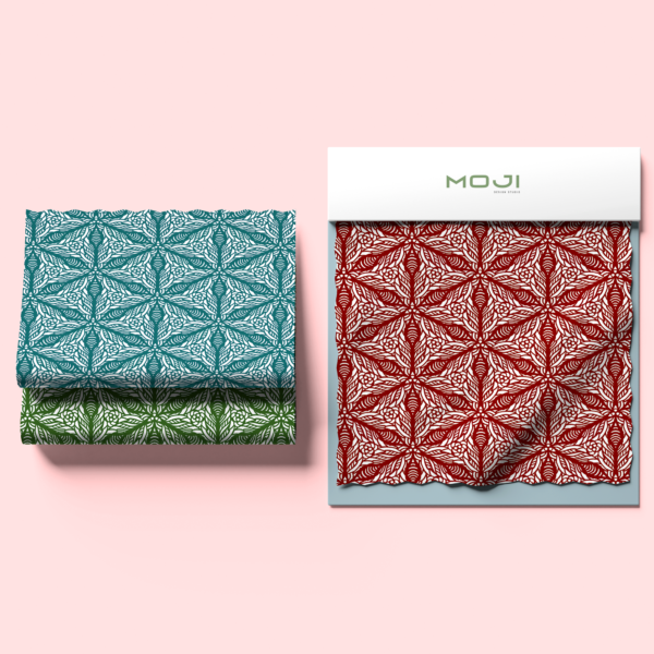 Moji Designs hand printed homeware, fabric and paper collection made in the UK, Brighton